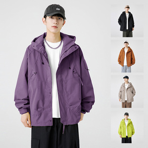 三防冲锋衣大码夹克衫秋季防风防水情侣山系户外登山服J90-P35图片