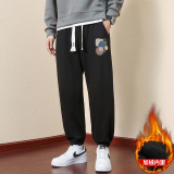 现货主推2025秋冬新款加绒男士休闲印花运动长裤JR909-P20，女装休闲裤，星座1816-1（原1210-1）