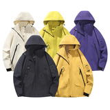 户外冲锋衣防风防水工装夹克秋季情侣连帽旅行登山服外套2518-P38，男装夹克，星座1816-1（原1210-1）