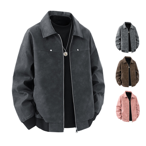 2025秋季新款男皮衣帥氣機(jī)車飛行夾克美式戶外機(jī)能外套PY2377-P53圖片