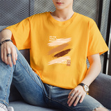 备货充足量大8元2025夏季新款男士印花抖音圆领短袖T恤DT217-P10，男装T恤，星座1816-1（原1210-1）