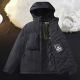 2025冬季冲锋衣男石墨烯棉服工装情侣外套加厚登山棉衣MY891-P65，男装夹克，星座1816-1（原1210-1）