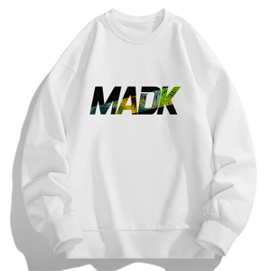 现货跑量2025春秋新款大码休闲男士套头印花圆领卫衣打底F171-P15，男装T恤，星座1816-1（原1210-1）