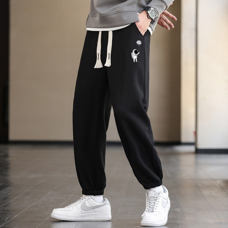 常年现货主推2025秋季新款男士机器人印花休闲运动长裤K913-P15,女装休闲裤,星座1816-1（原1210-1）