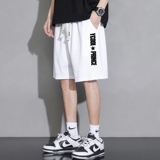 量大有差价2025夏季新款潮牌大码男士华夫格印花五分裤DK705-P15，男装休闲裤，星座1816-1（原1210-1）