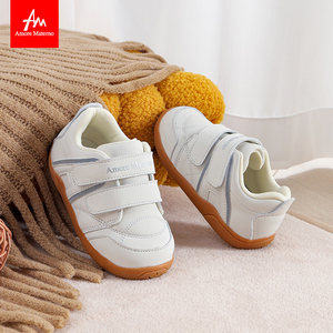 爱慕玛蒂诺秋冬宝宝学步鞋机能鞋23款小白鞋婴幼儿包头男女童棉鞋
