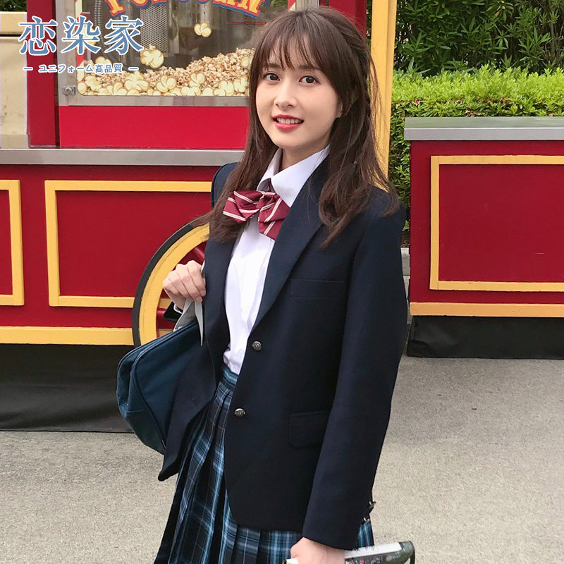 恋染家正版jk西装外套秋冬季制服休闲日系学生可爱原创西服女上衣