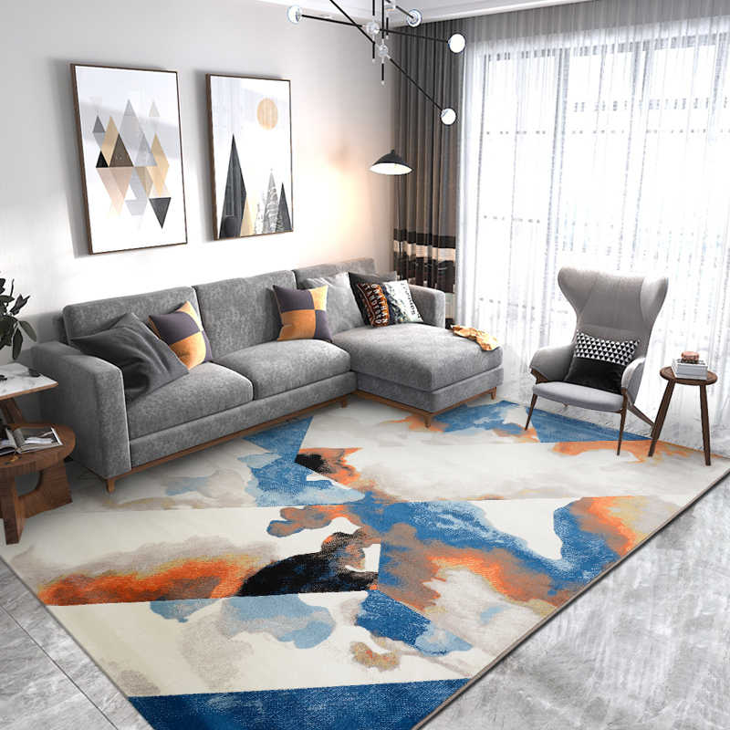 轻奢客厅地毯ins卧室简约现代