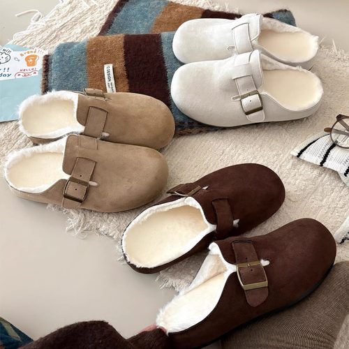 加绒勃肯鞋子女2025冬季新款爆款