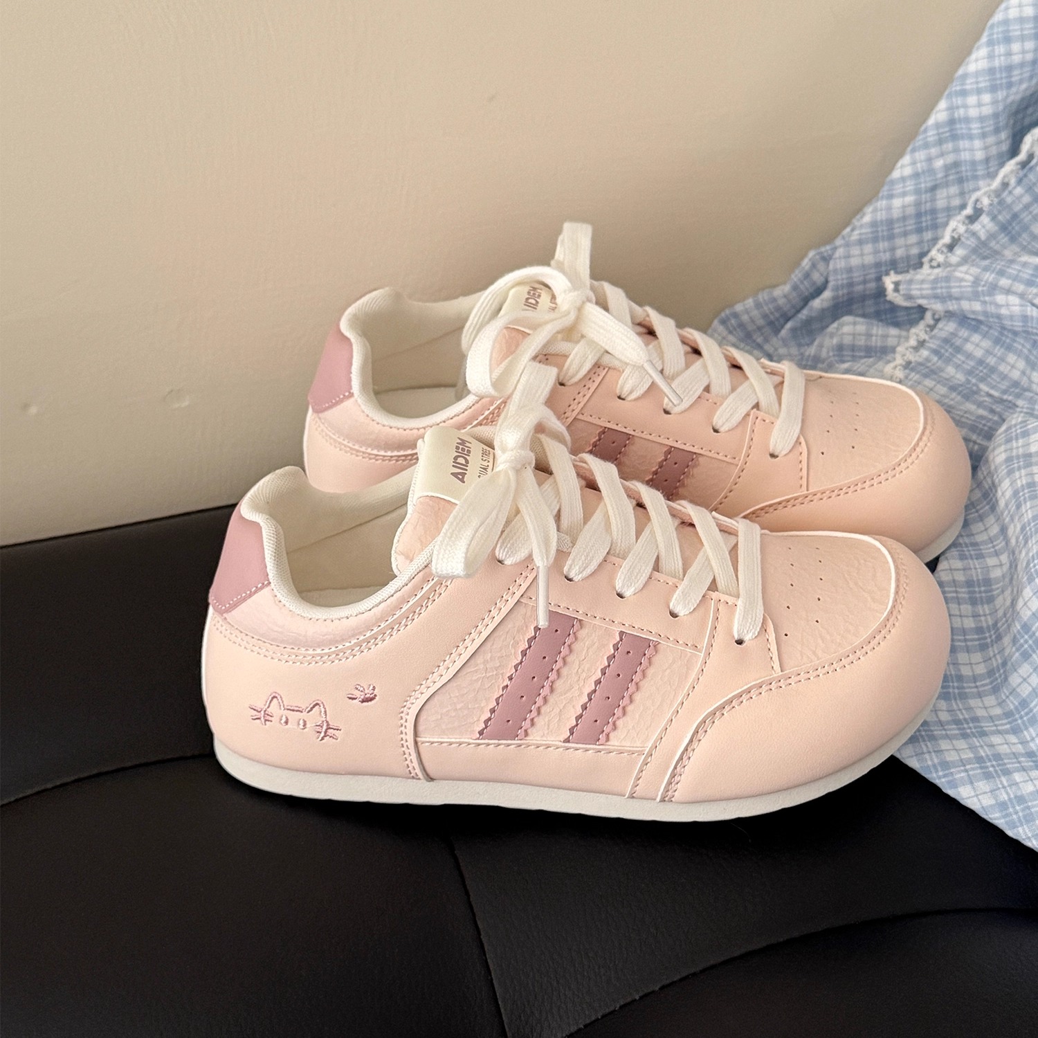 板鞋子女2025新款秋季爆款德训鞋