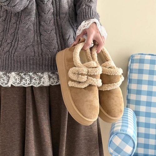 厚底雪地靴女款2025新款冬季爆款