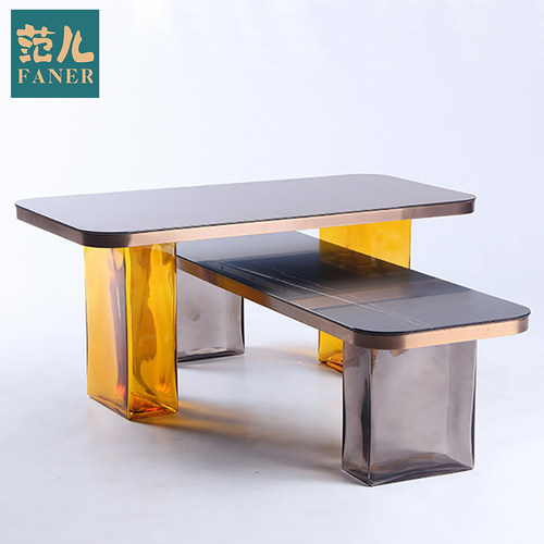范儿家具玻璃茶几工厂直销