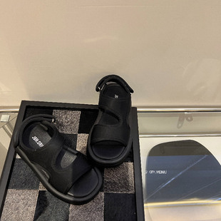 美妞之城 女童jbm凉鞋沙滩鞋中大童鞋子新款女童装 简约气质