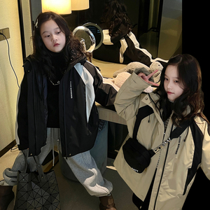 美妞之城女童三合一棉衣+羽绒服内胆中大童可亲子2023冬季新款