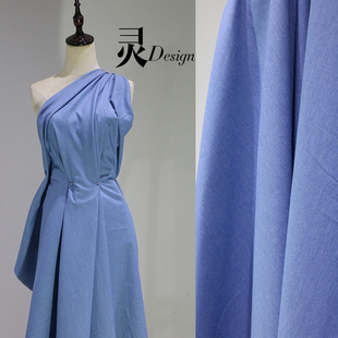 牛仔布料纯棉复古衬衣外套裤子牛仔布设计师面料裙子高档DIY服装