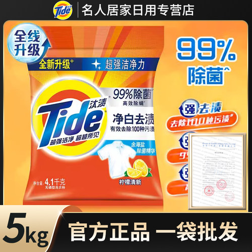 汰渍Tide净白去渍洗衣粉家庭套装