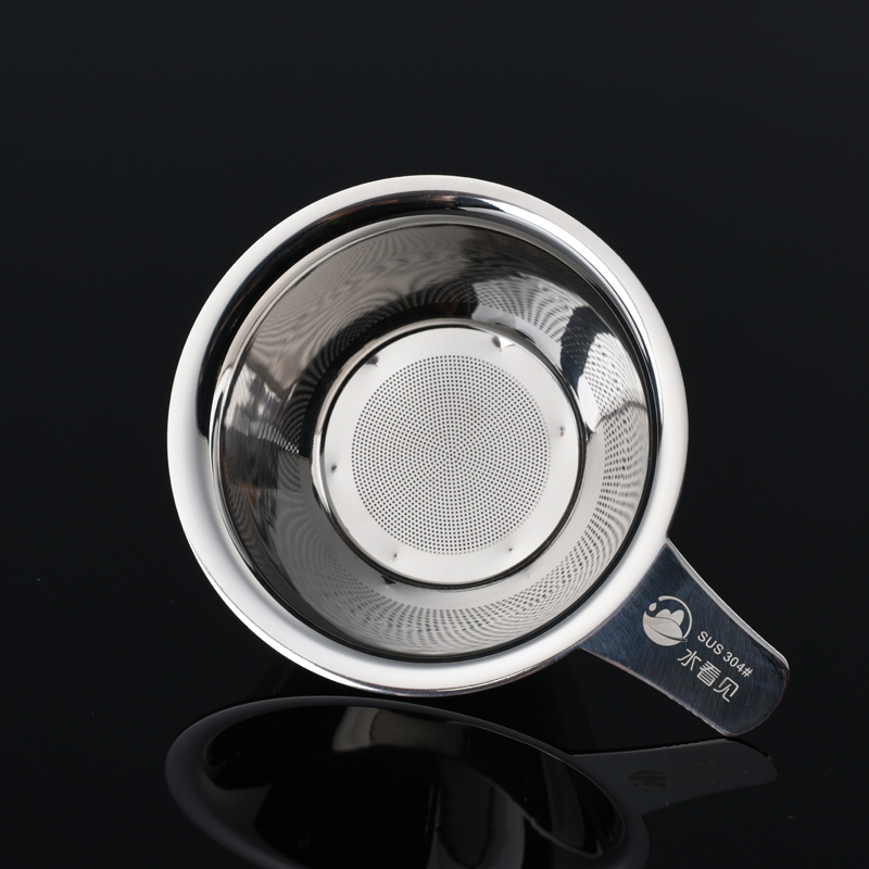 茶滤茶漏斗304不锈钢茶水过滤器