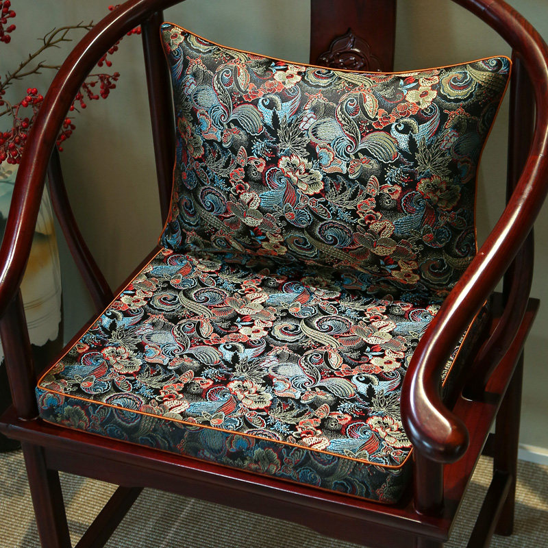 新中式实木椅垫坐垫家用四季通用加厚红木圈椅太师椅高密度海绵垫,居家布艺,椅垫,淘宝优惠券,粉丝福利购,淘宝优惠卷