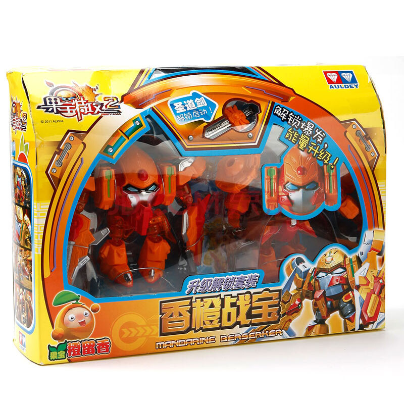 正版果寶特攻2 新版解鎖套裝菠蘿戰寶522322小果522323香橙522321