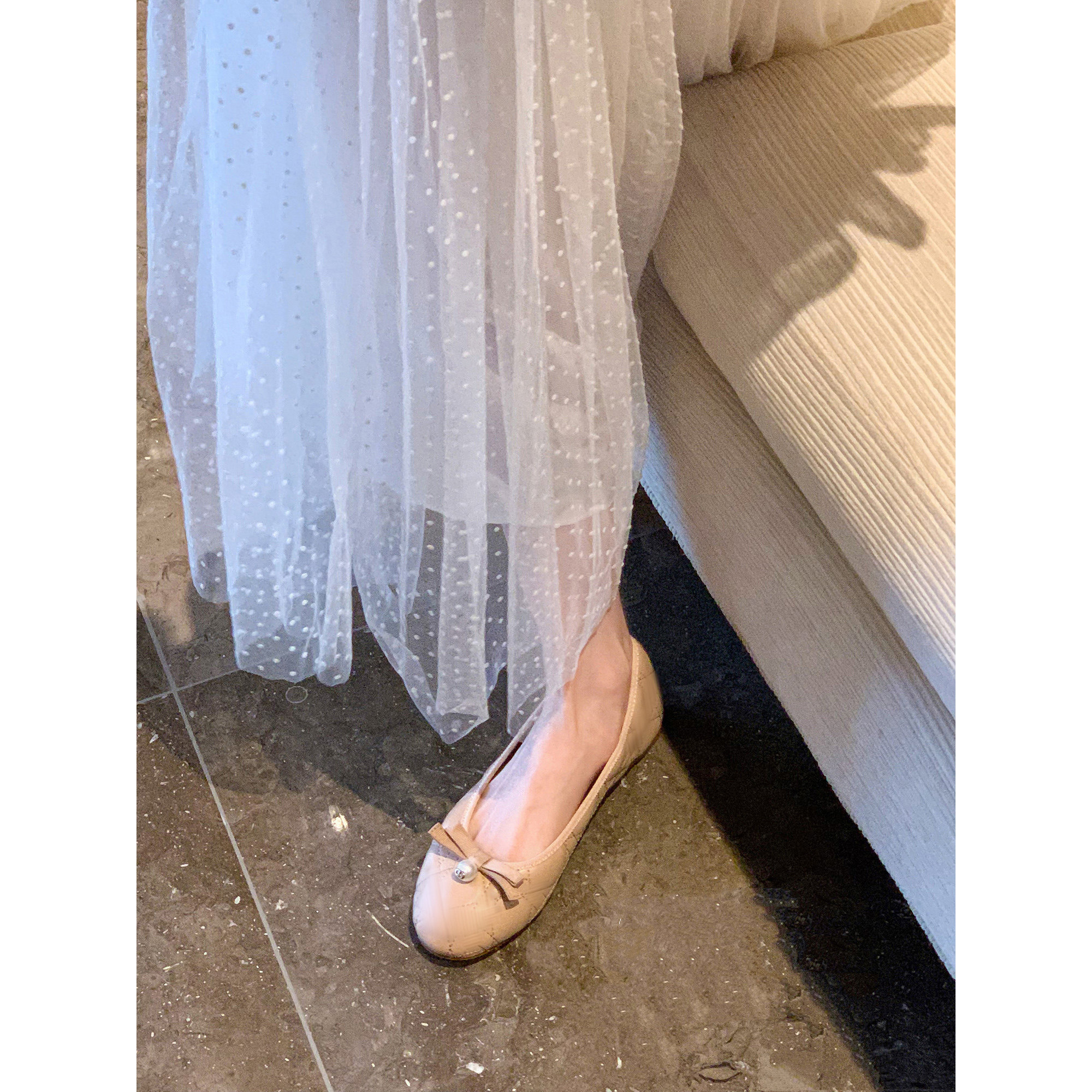 【benefanfan】有点乖的蝴蝶结珍珠芭蕾舞鞋真皮底套包平底单鞋女,女鞋,浅口单鞋,淘宝优惠券,粉丝福利购,淘宝优惠卷