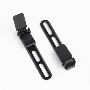 轻量背夹K夹鞘附螺丝ULTI黑色钢版长款双槽可拆隐形式K鞘刀套腰夹