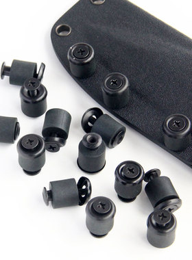 24套装K刀套加长对锁螺丝快拨套配件K鞘刀鞘DIY腰夹螺母加厚