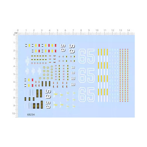 船舶模型 1:700 CVN-65 企业号(航空母舰).专用水贴【68234】