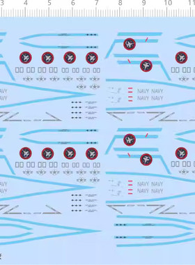 1/144 TOPGUN F-18 NAVY 飞机模型水贴 73771