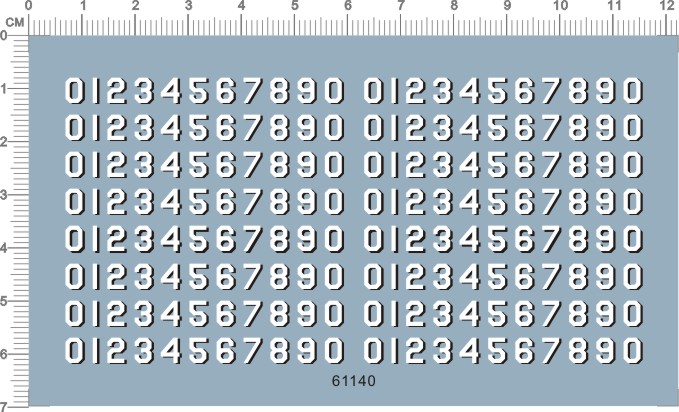 美军数字舷号炫号编号船号中国水贴纸 61140-10405