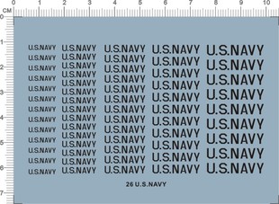 美国海军美军战舰军舰水贴纸
7 usa 10cm U.S.NAVY