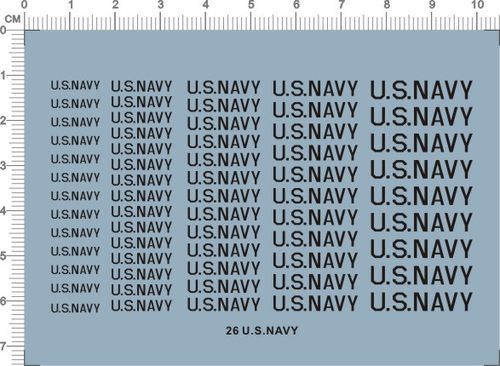 美国美军战舰军舰水贴纸