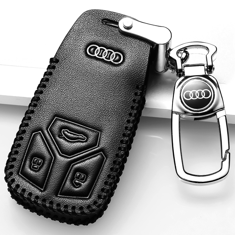 奥迪Q5L钥匙套高档专用2020款奥迪Q5L钥匙包奥迪Q5L钥匙扣车真皮