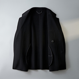 双面毛呢大衣韩版简约明线风衣青年休闲呢子D203-8380P395控598，男装风衣，电商D203(原钱塘6011)