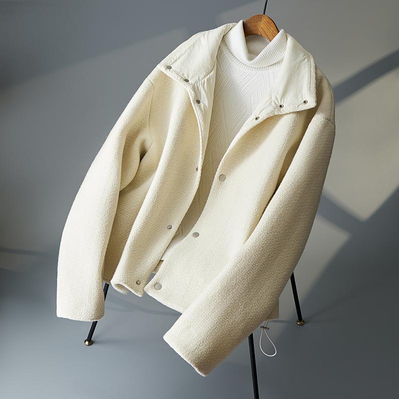 羊毛针织外套高级感夹克加厚保暖气质羽绒棉服181P535控889,男装夹克,电商D203(原钱塘6011)