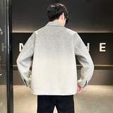 店主风毛呢大衣秋冬外套英伦风渐变休闲夹克D203-Y007P355控669，男装夹克，电商D203(原钱塘6011)