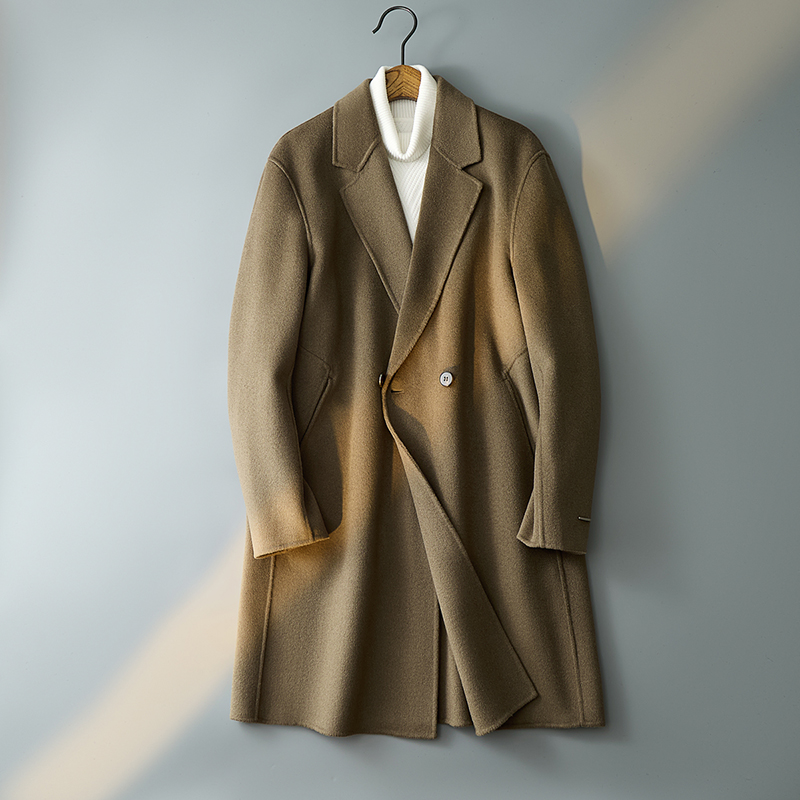 挂拍青年毛呢大衣韩版风衣双面呢西服青年外套Y680P335控569，男装西服，电商D203(原钱塘6011)