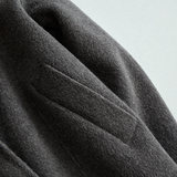 澳洲羊毛毛呢大衣长款英伦风风衣西装领外套混灰色88388P635控988，男装风衣，电商D203(原钱塘6011)