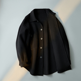 新式衬衫青年潮夹克休闲双面呢外套毛呢大衣D203-9155P355空669，男装衬衫，电商D203(原钱塘6011)