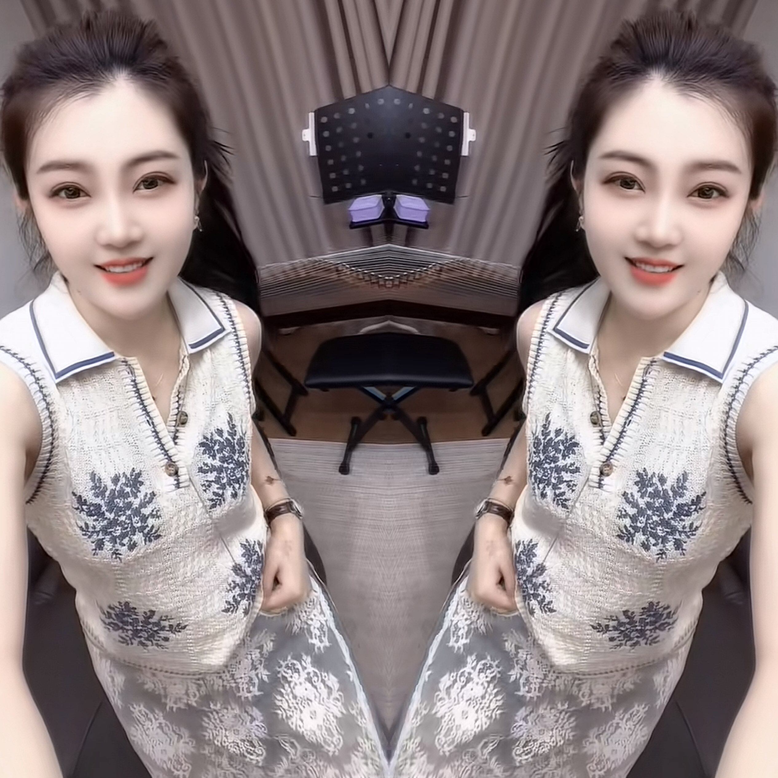 欧货网红爆款夏季新款女神范轻奢无袖打底衫搭配蕾丝屁帘牛仔裤子