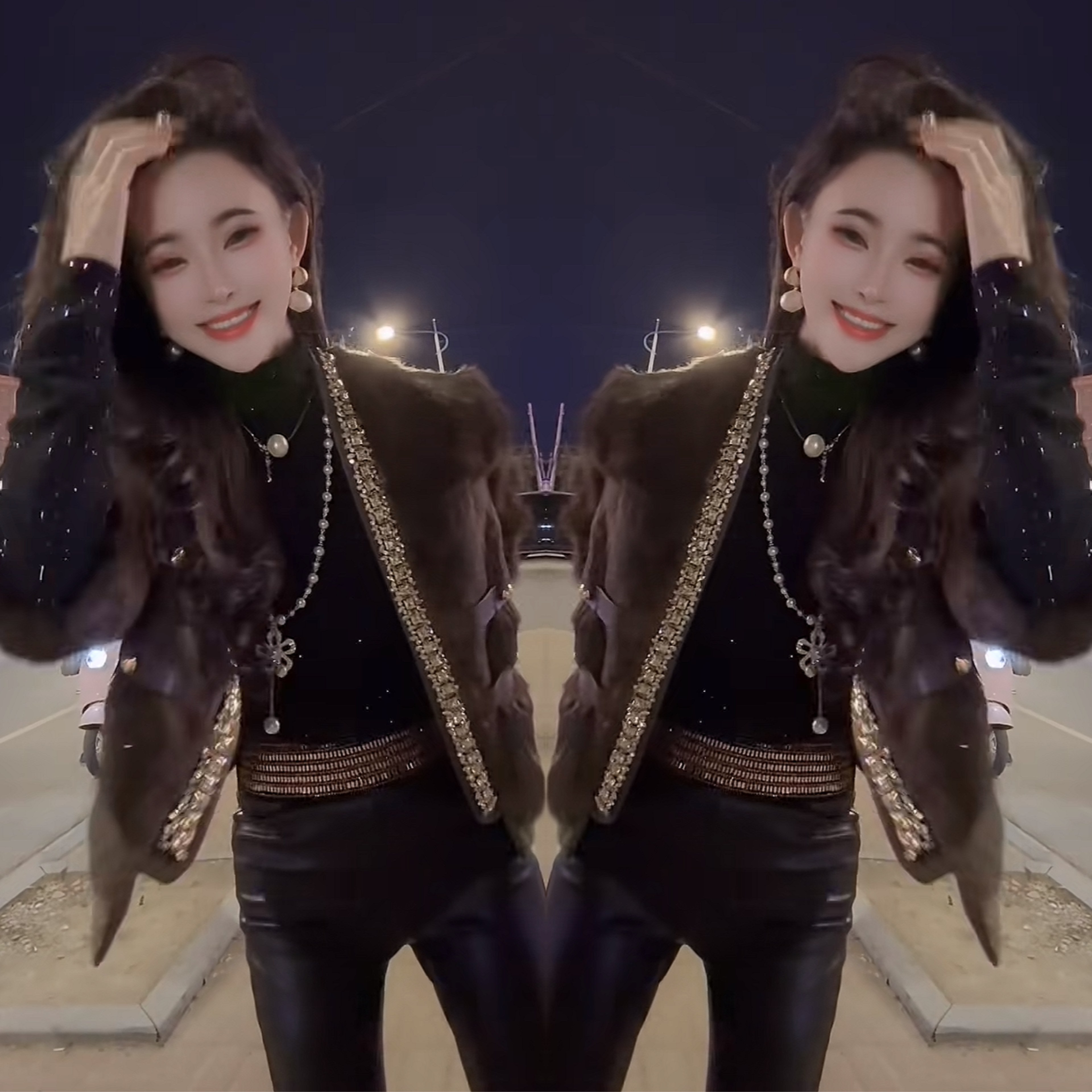 欧洲站女2025冬季开衫时髦重工轻奢短款棉服精致礼服外套网红爆款