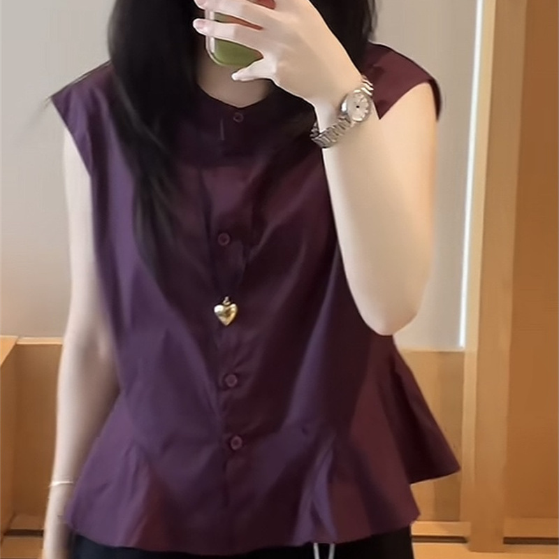 短款小众上衣黑色休闲宽松短裤