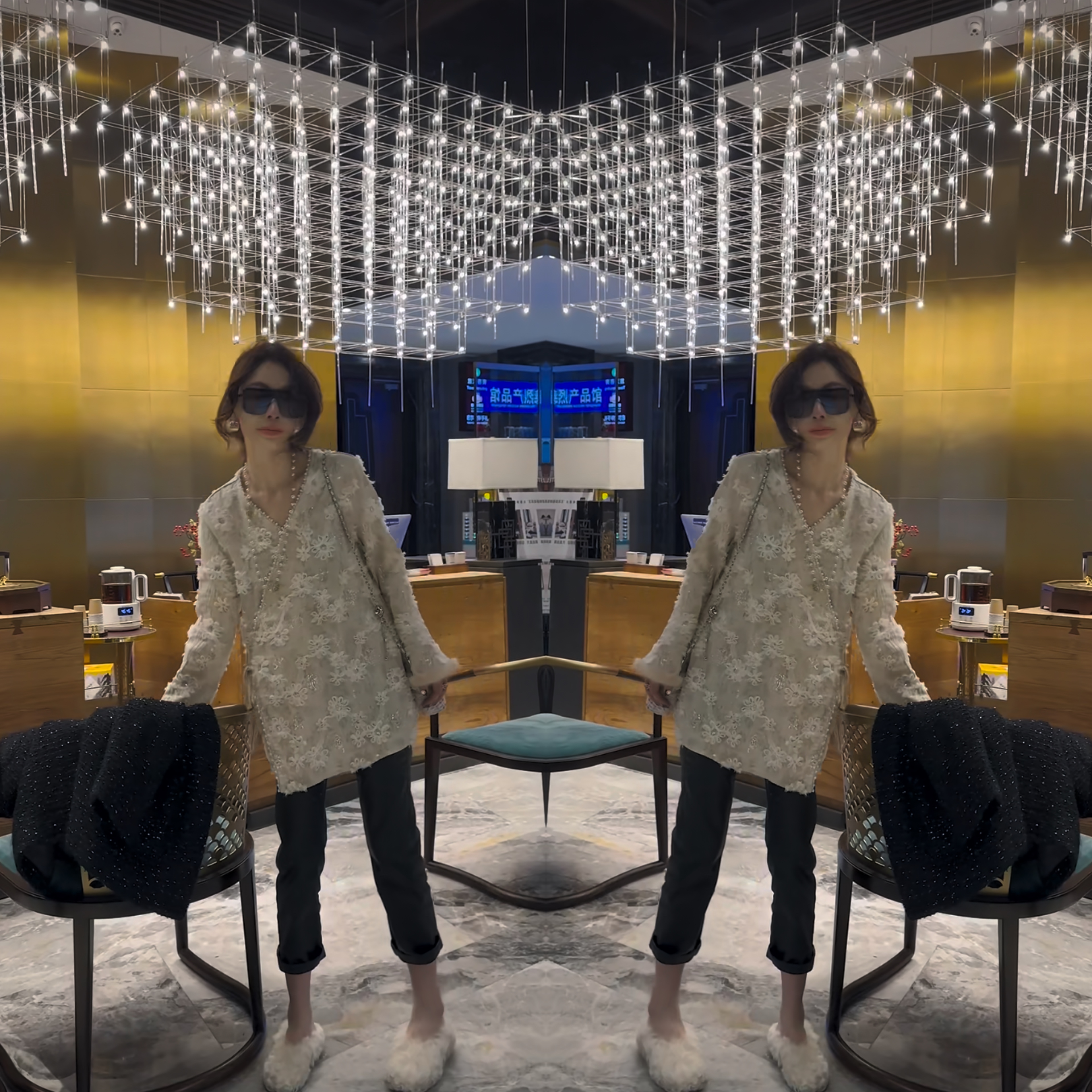 韩系潮流2025白色宽松立体花气质刺绣蕾丝遮肉百搭打底衫网红女装