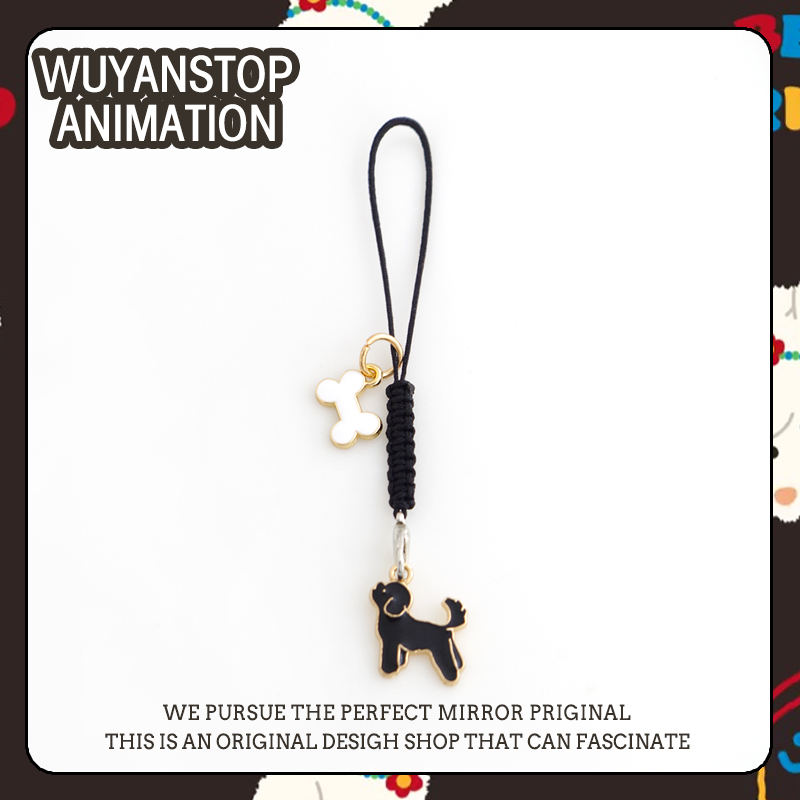 手机挂件狗狗挂绳挂饰钥匙圈可爱