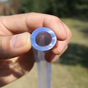 透明水管软管养鱼排水管25浇花洗车浇地灌溉家专用PVC管6分1寸