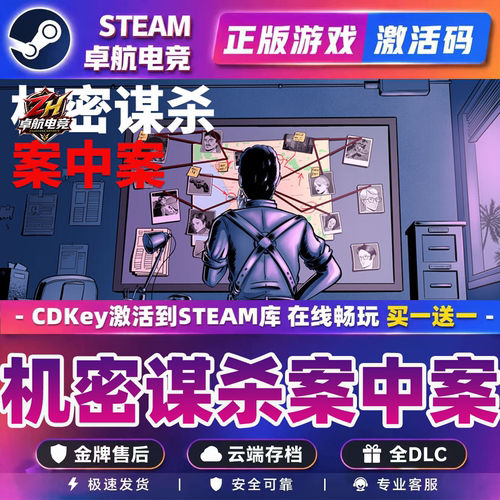 机密谋杀案中案 正版Steam激活码CDKey入库全DLC单机悬疑推理游戏