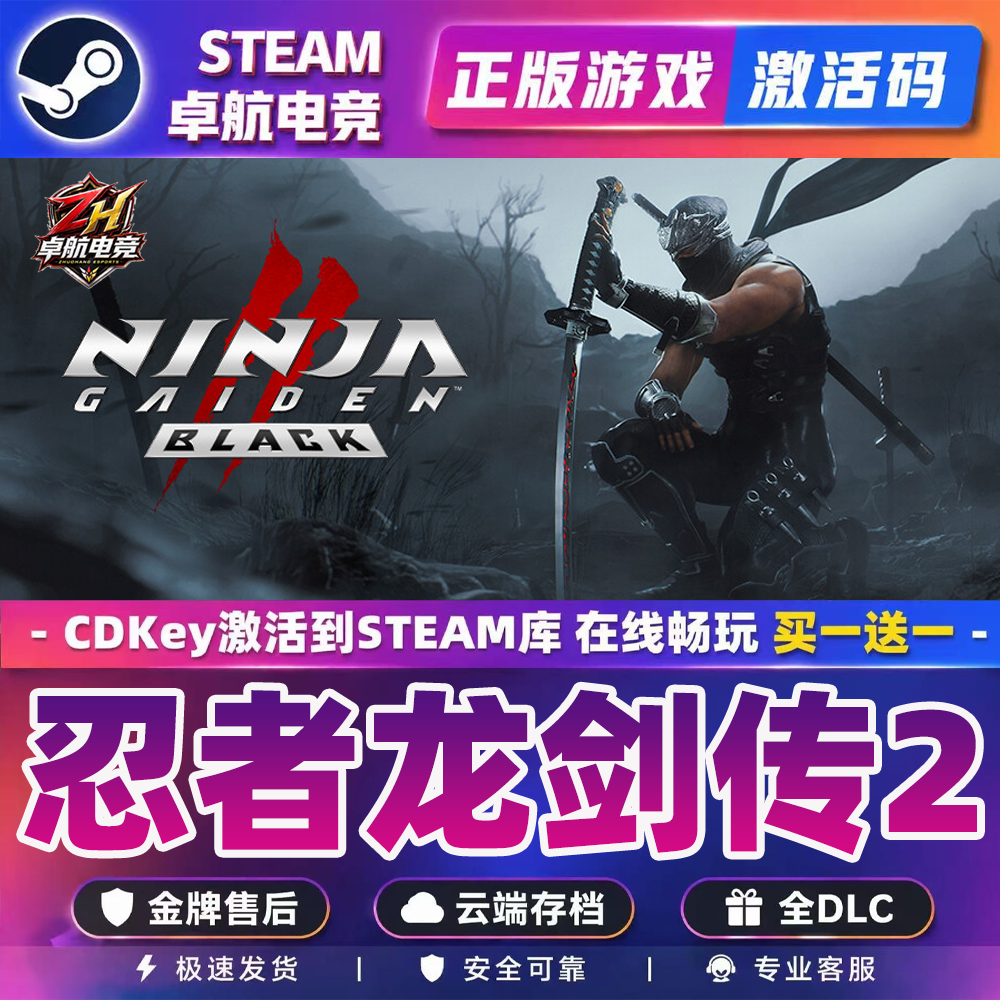 忍者龙剑传2黑之章 Steam CDKey激活码NINJA GAIDEN 2 Black 游戏