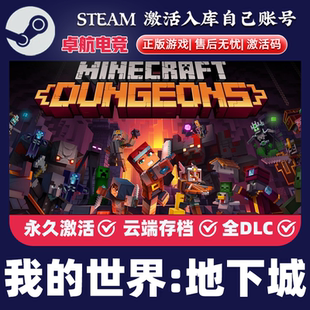 我的世界:地下城 正版Steam激活码CDKey入库 全DLC角色扮演PC游戏