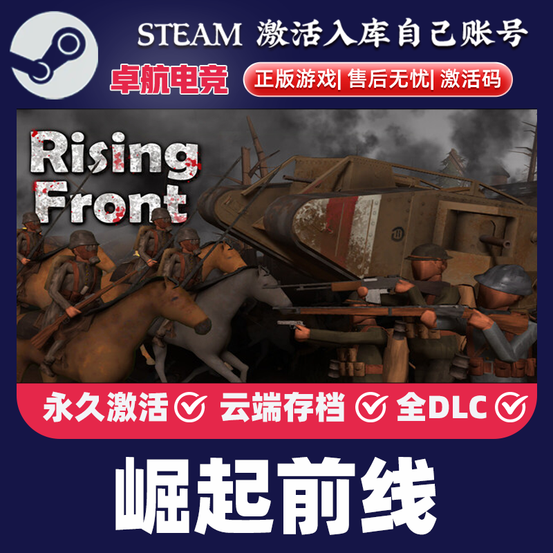 崛起前线 正版Steam激活码CDKey入库 Rising Front全DLC单机游戏,电玩/配件/游戏/攻略,STEAM,淘宝优惠券,粉丝福利购,淘宝优惠卷