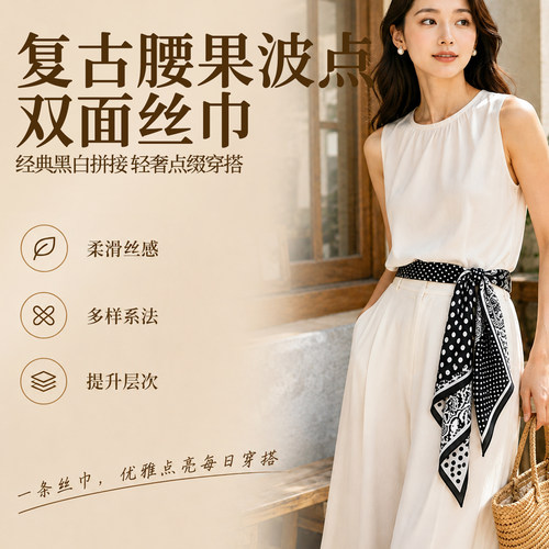 【腰果长条】绑包系脖都高级