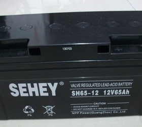 SEHEY西力蓄电池12V65AH SH65-12西力12V65AH免维护电池UPS太阳能